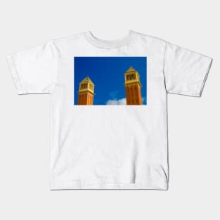 Venetian Towers, Barcelona Kids T-Shirt